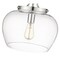 Z-Lite Joliet 1 Light Semi Flush Mount, Chrome & Clear 473SF13-CH - alternate 4